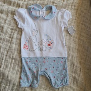 NWT 12-18m bunny outfit